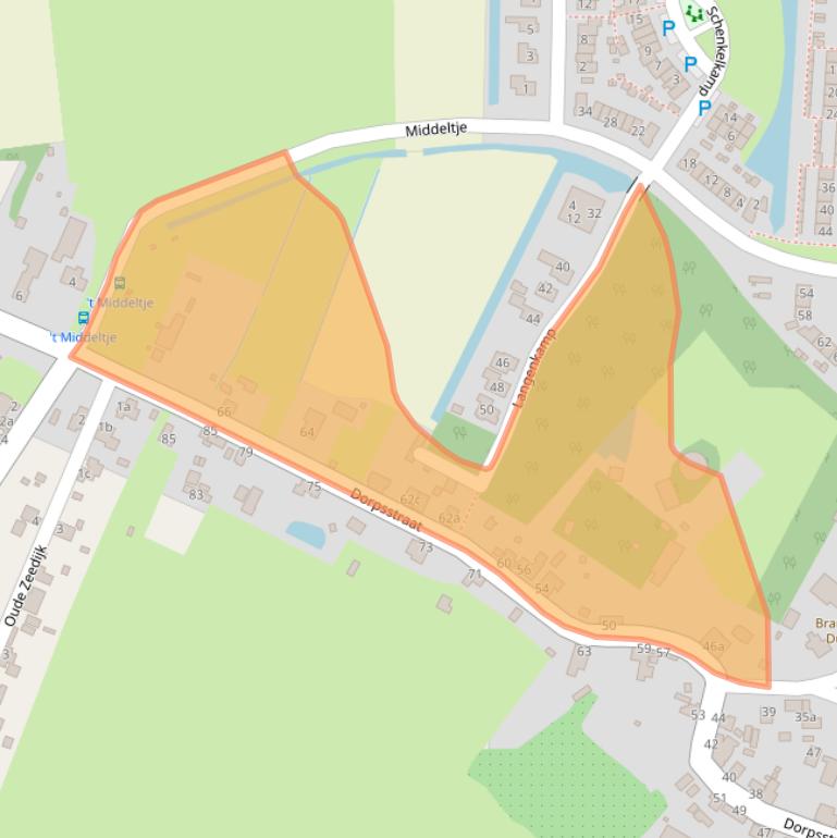 Kaart van postcodegebied 4271AD.