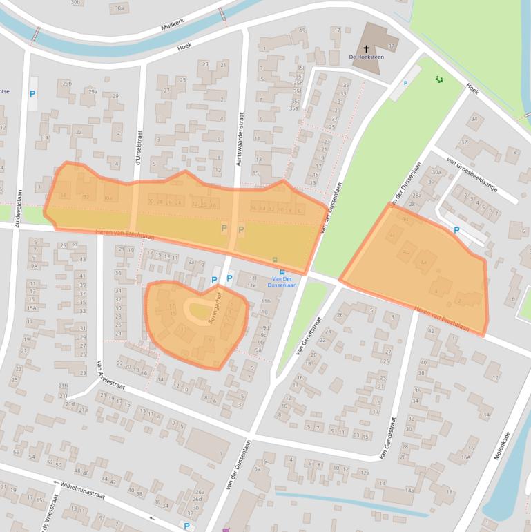 Kaart van postcodegebied 4271AK.