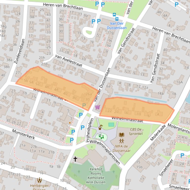 Kaart van postcodegebied 4271AV.