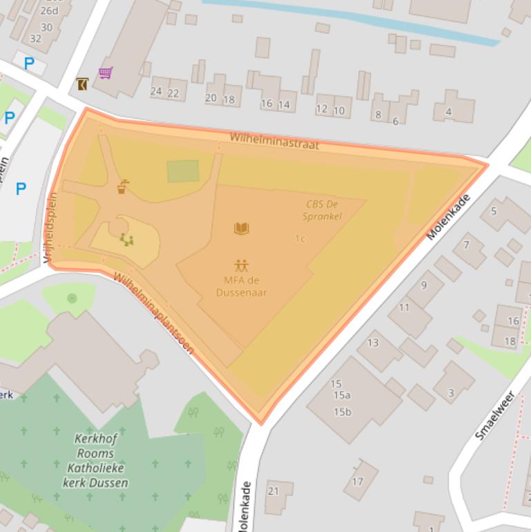 Kaart van postcodegebied 4271AX.