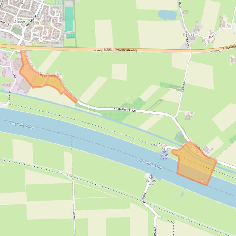 Kaart van postcodegebied 4271BC.