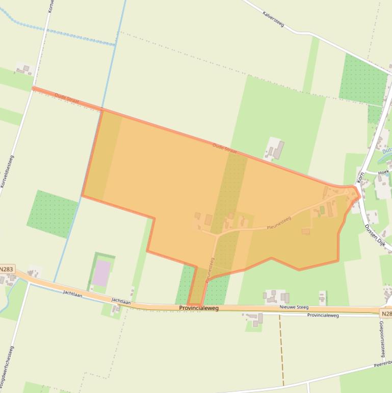 Kaart van postcodegebied 4271BG.