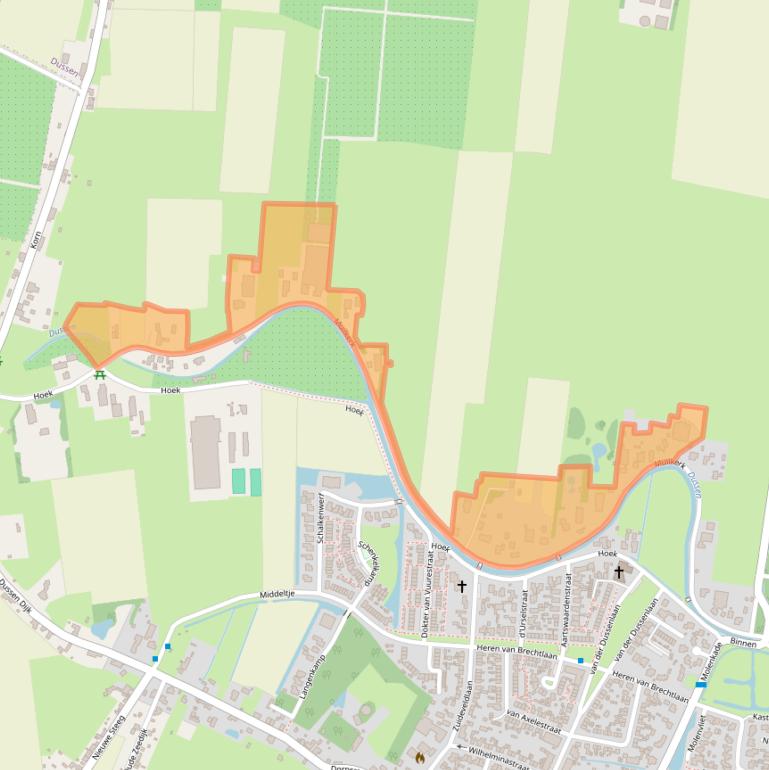 Kaart van postcodegebied 4271BL.