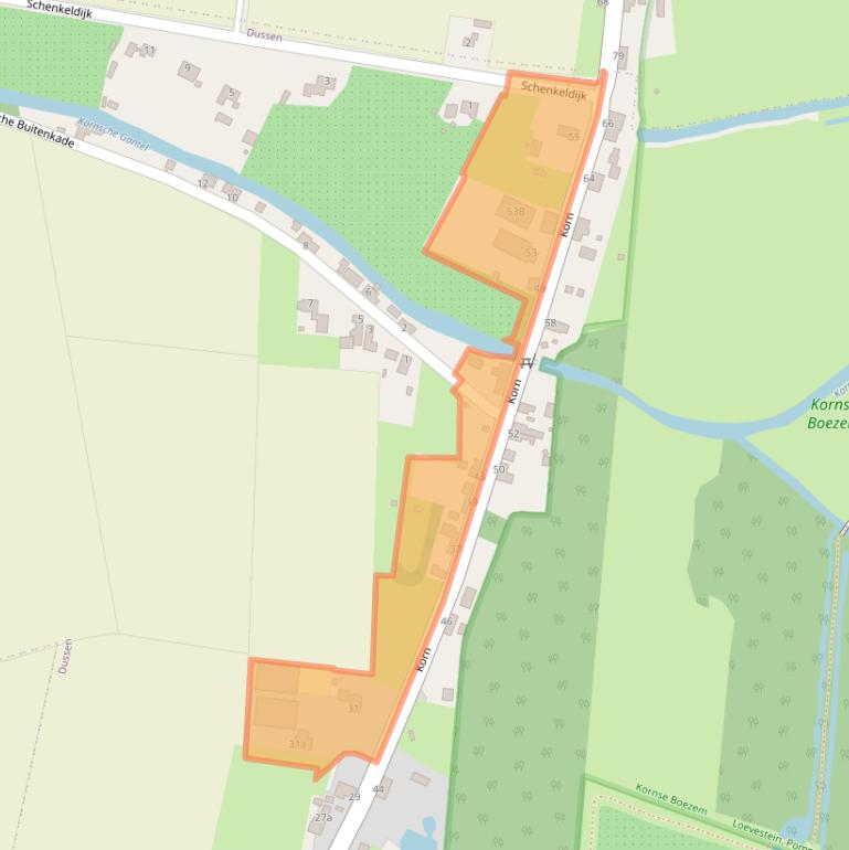 Kaart van postcodegebied 4271BN.