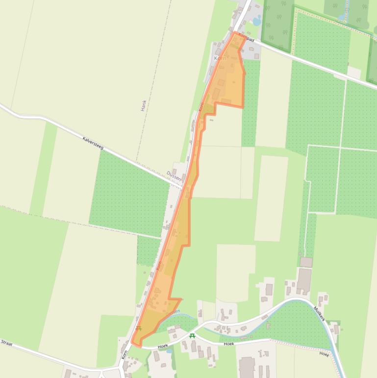 Kaart van postcodegebied 4271BP.