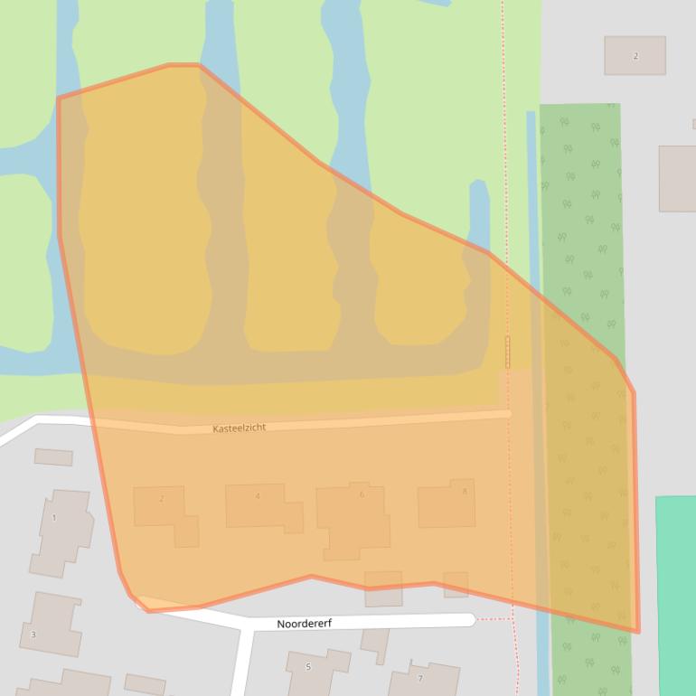 Kaart van postcodegebied 4271CE.