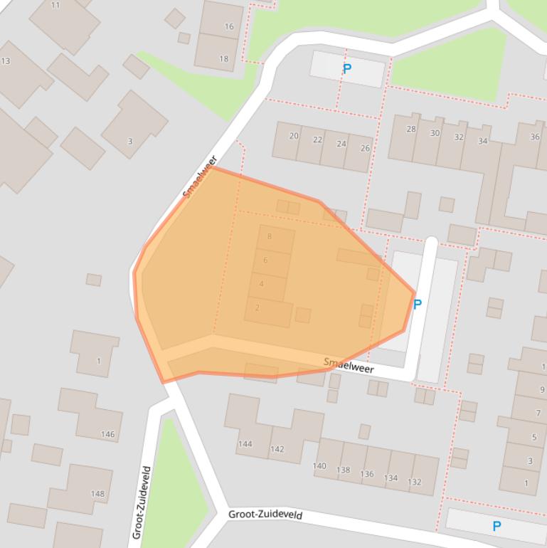 Kaart van postcodegebied 4271CP.