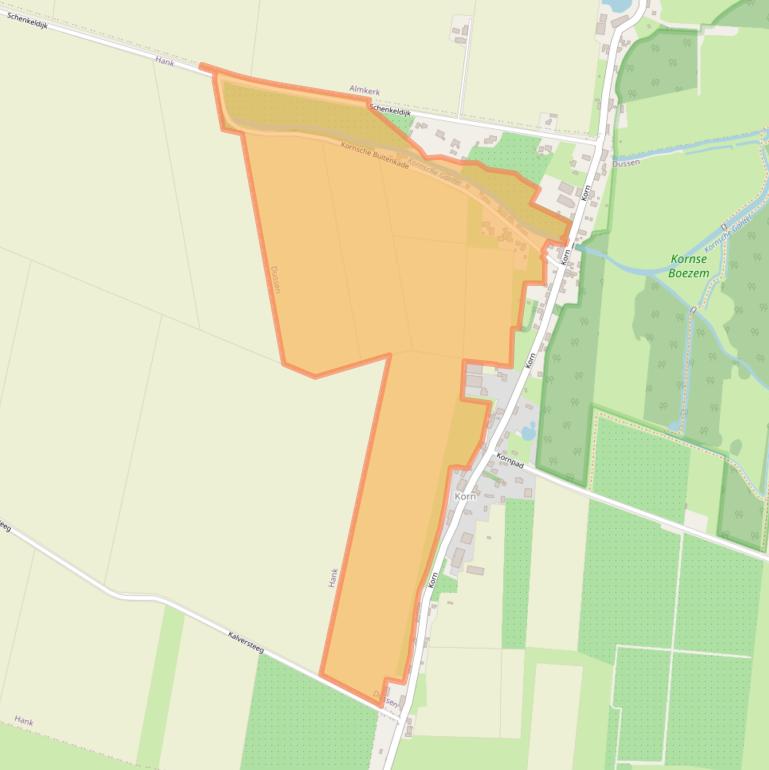 Kaart van postcodegebied 4271LN.