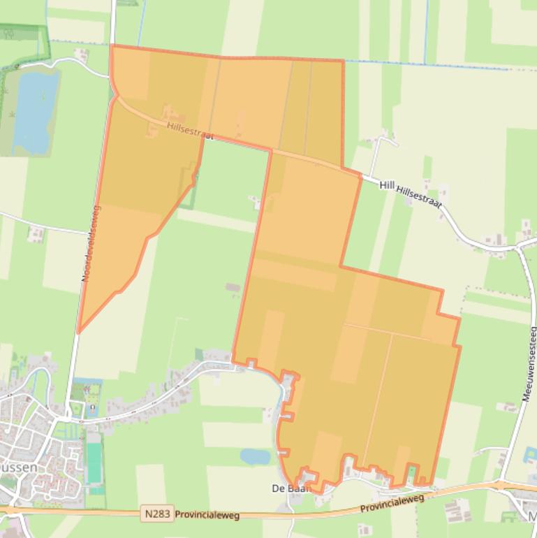 Kaart van postcodegebied 4271LP.