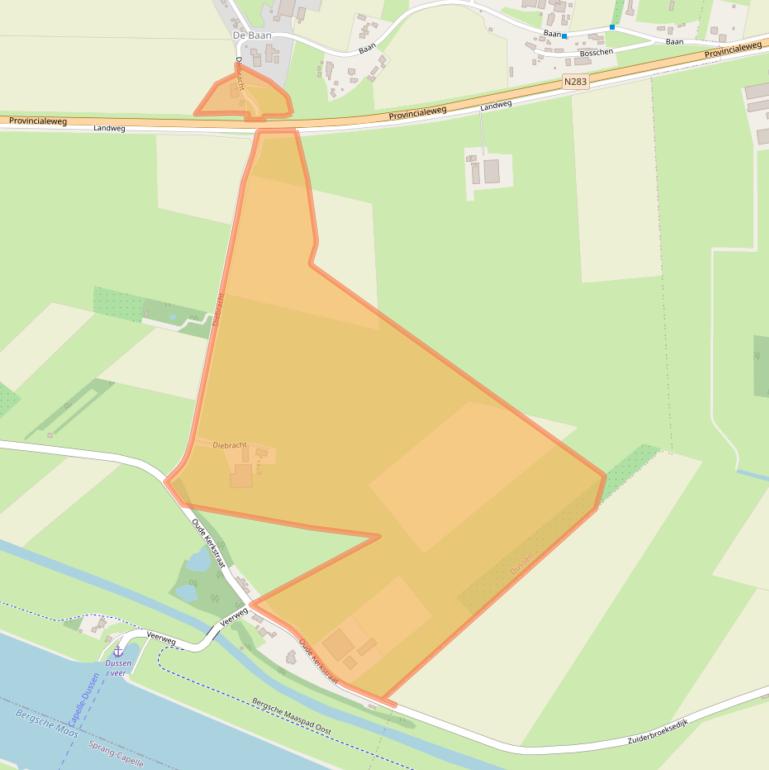 Kaart van postcodegebied 4271LV.