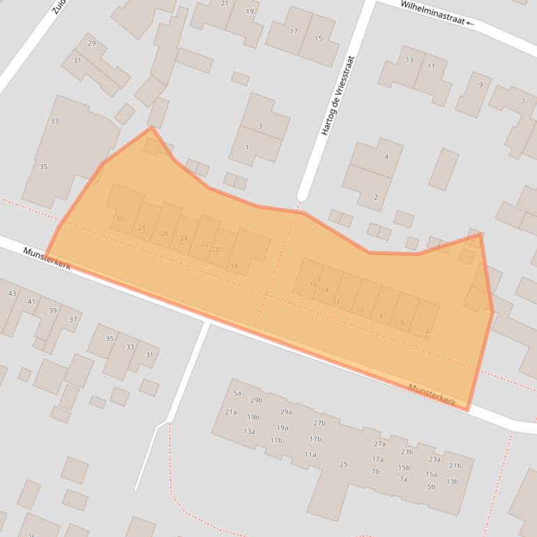 Kaart van postcodegebied 4271XB.