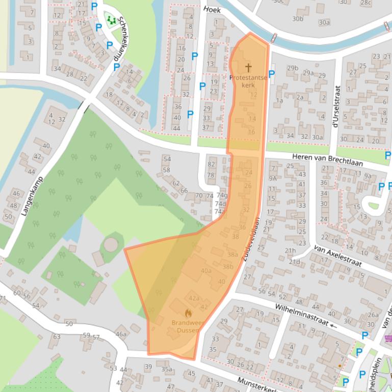 Kaart van postcodegebied 4271XD.