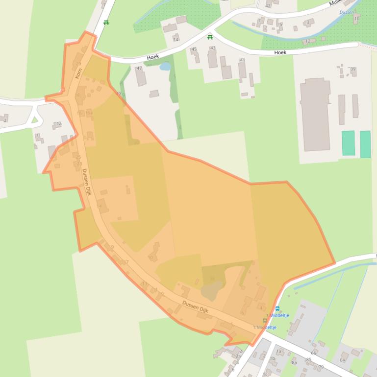 Kaart van postcodegebied 4271XL.