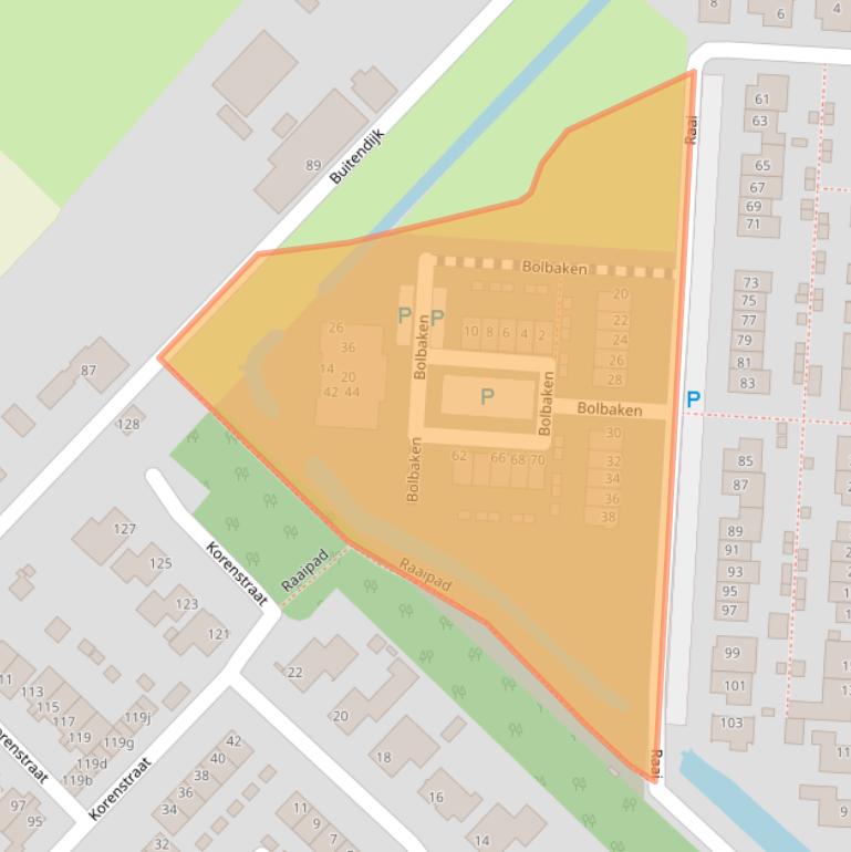 Kaart van postcodegebied 4273BB.