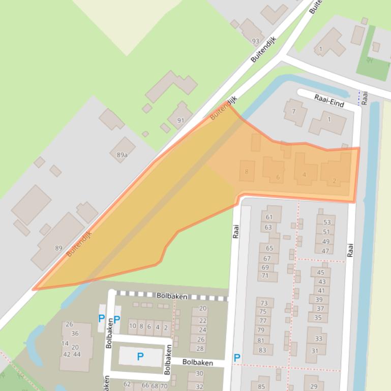 Kaart van postcodegebied 4273BD.