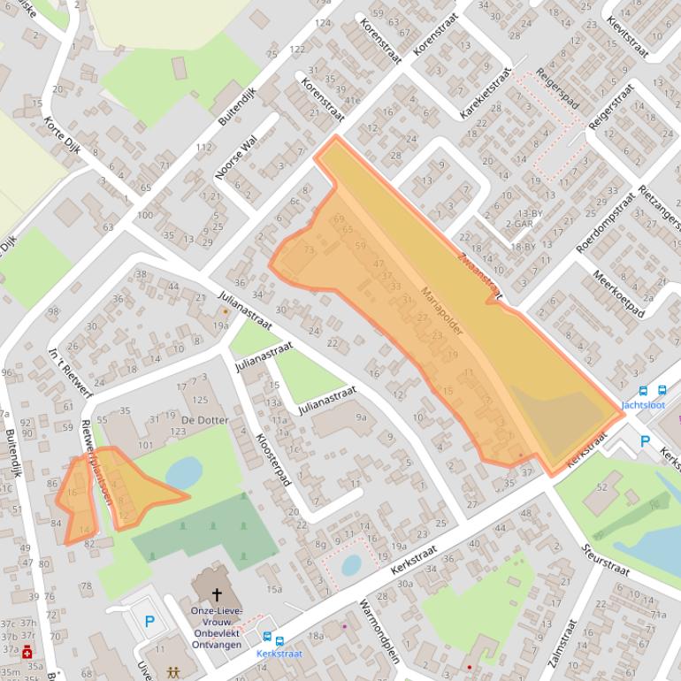 Kaart van postcodegebied 4273CH.