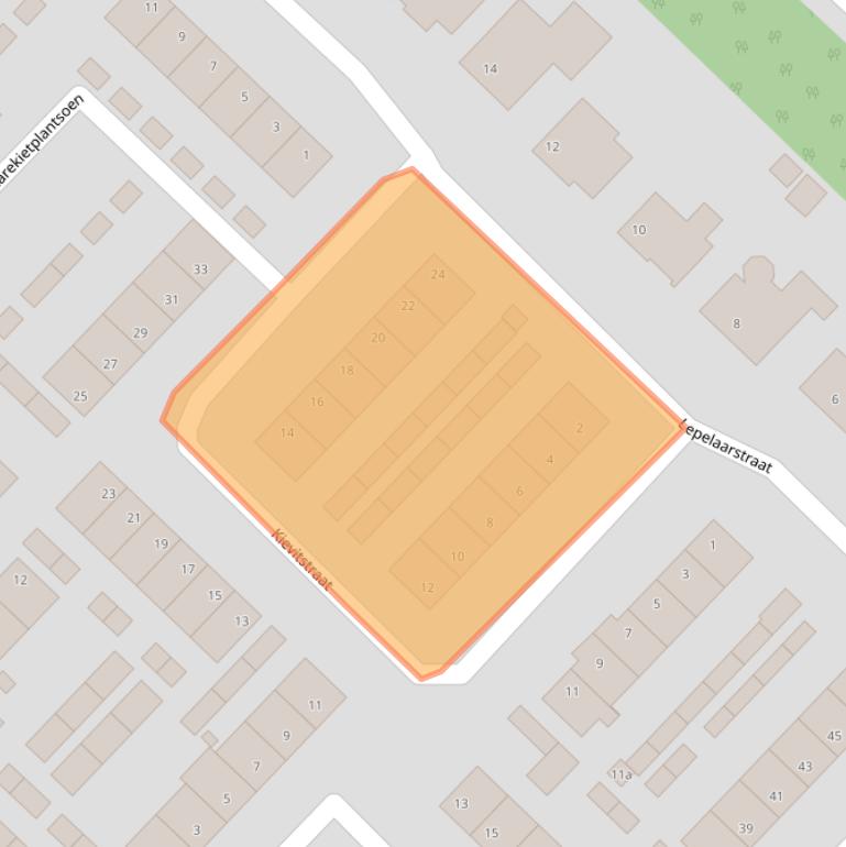 Kaart van postcodegebied 4273CM.