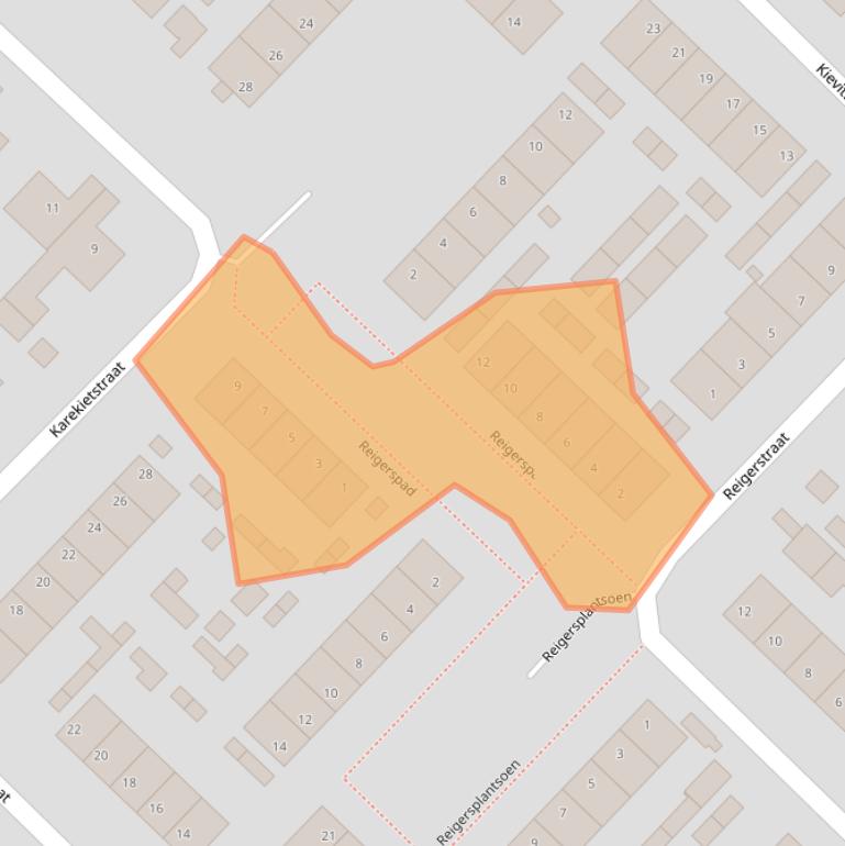 Kaart van postcodegebied 4273CP.