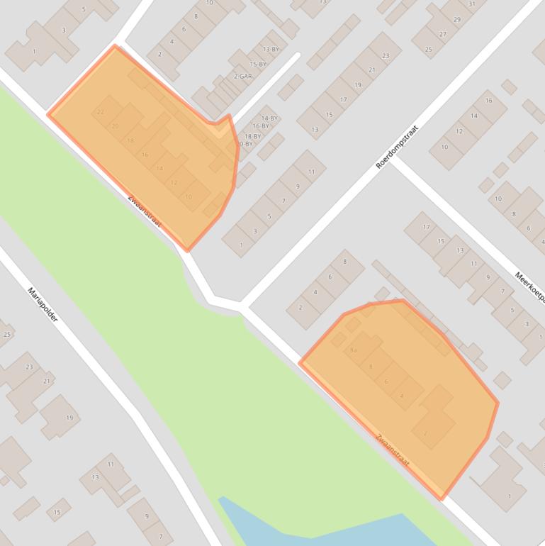 Kaart van postcodegebied 4273CW.