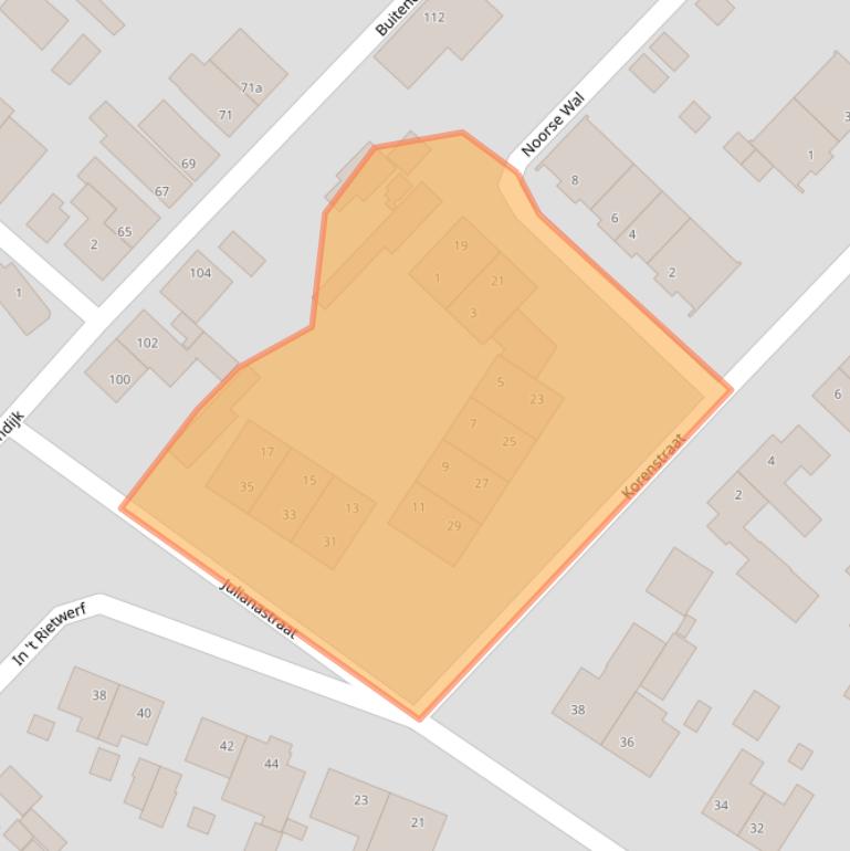 Kaart van postcodegebied 4273DV.