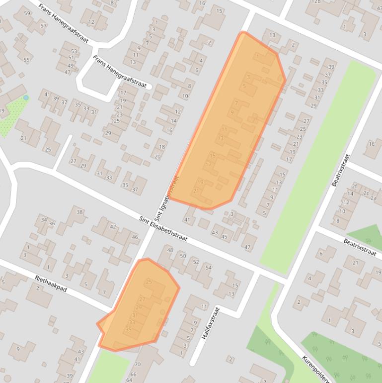 Kaart van postcodegebied 4273ED.