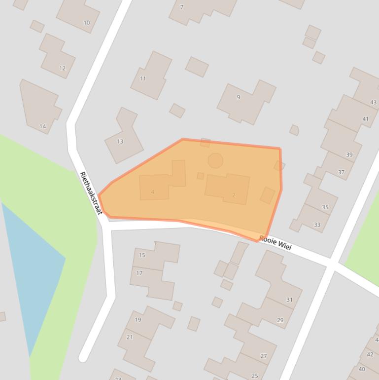 Kaart van postcodegebied 4273EE.