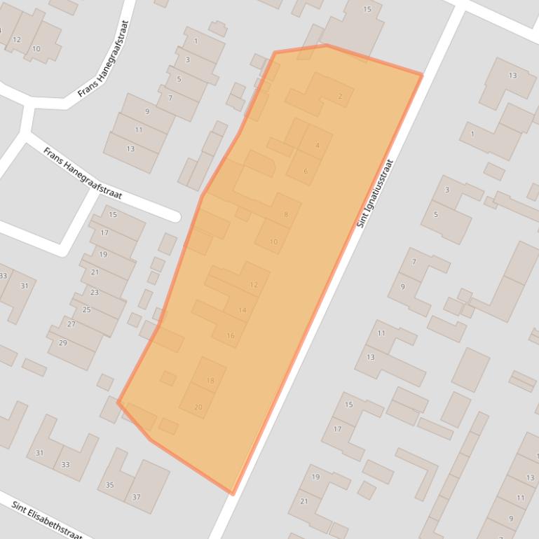 Kaart van postcodegebied 4273EG.