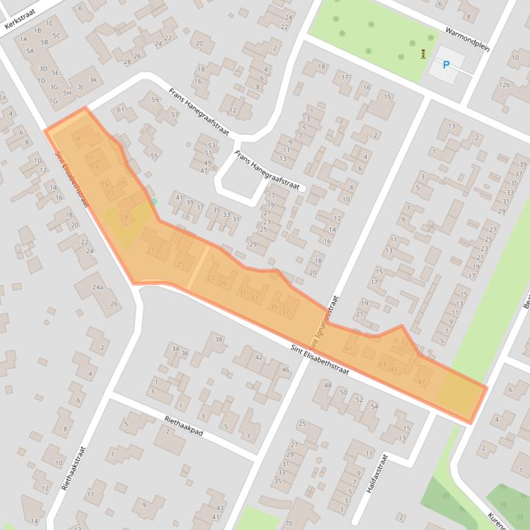 Kaart van postcodegebied 4273EH.