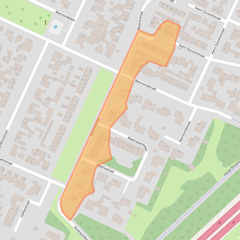 Kaart van postcodegebied 4273ES.