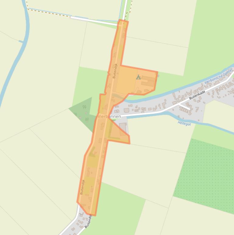 Kaart van postcodegebied 4273GH.