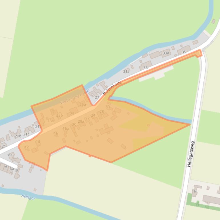 Kaart van postcodegebied 4273GR.