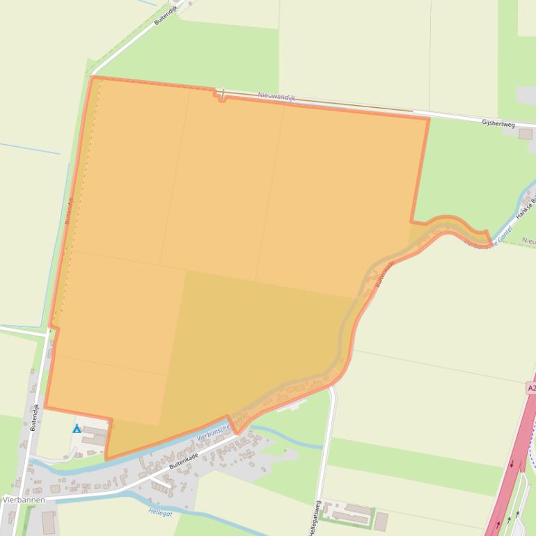 Kaart van postcodegebied 4273GS.