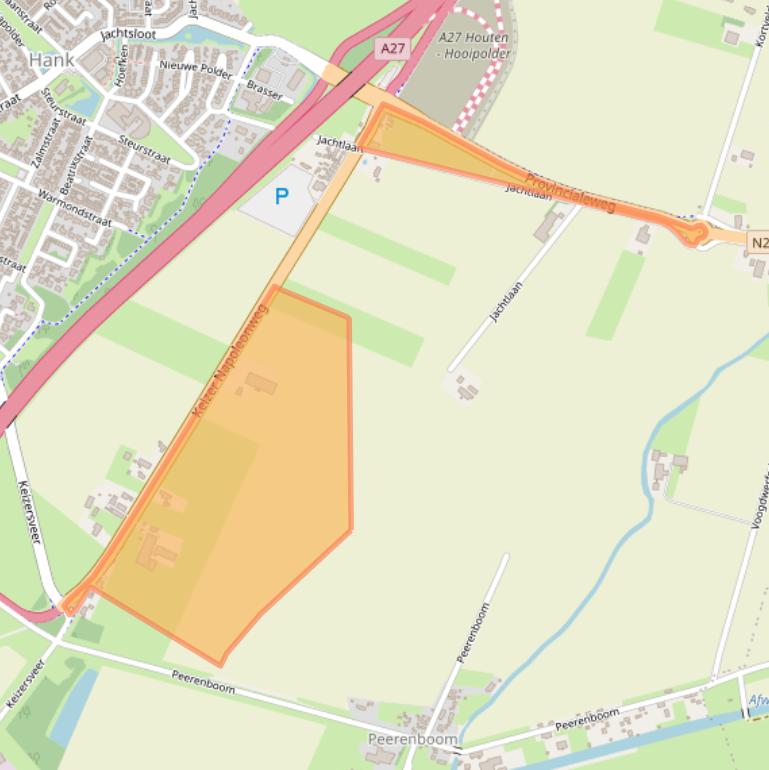 Kaart van postcodegebied 4273LC.