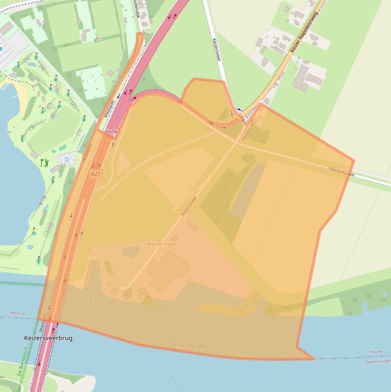 Kaart van postcodegebied 4273LD.