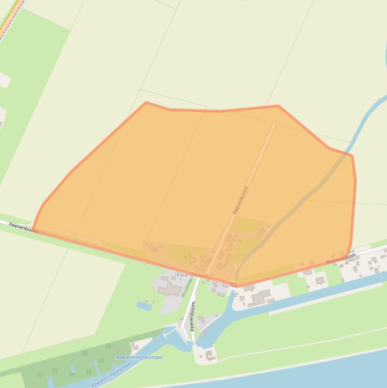 Kaart van postcodegebied 4273LH.