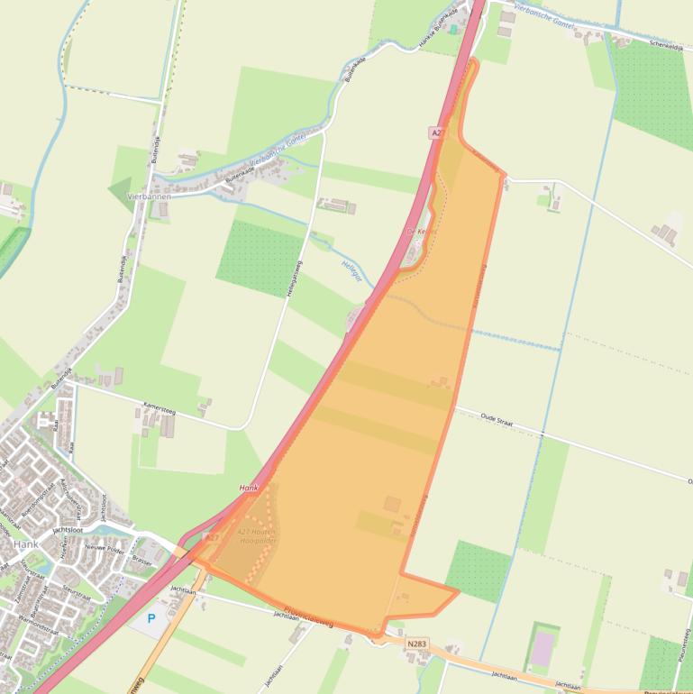 Kaart van postcodegebied 4273LK.