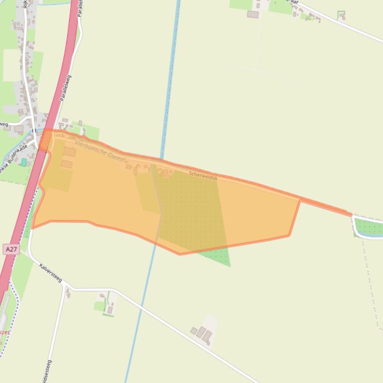 Kaart van postcodegebied 4273LM.