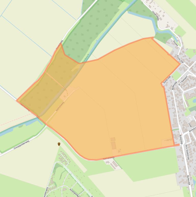 Kaart van postcodegebied 4273PM.