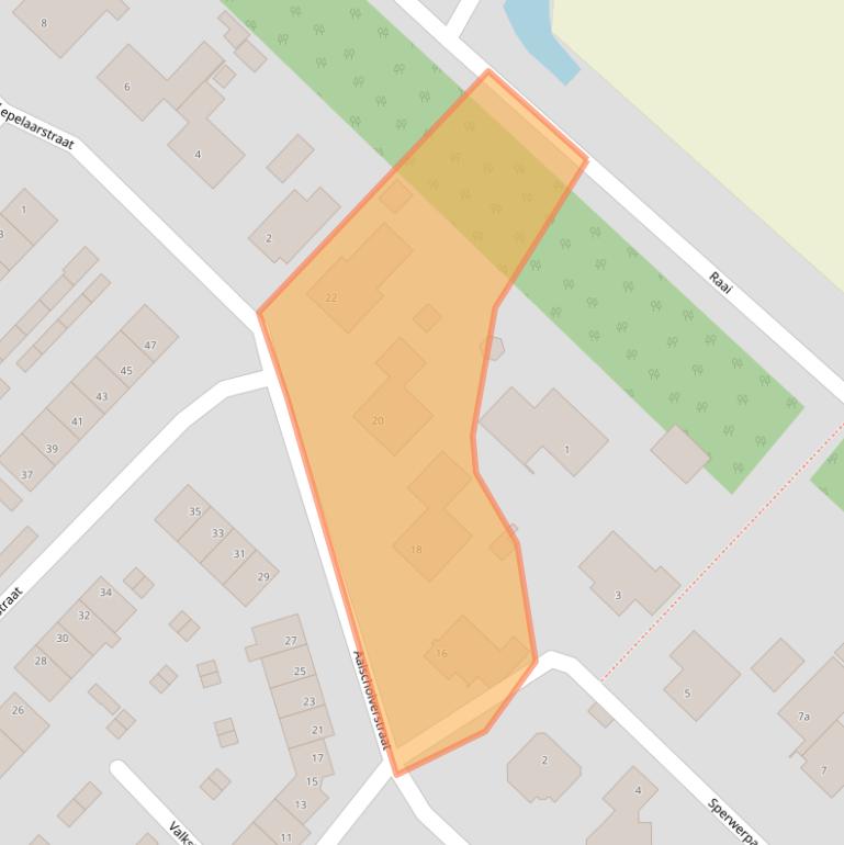 Kaart van postcodegebied 4273XB.