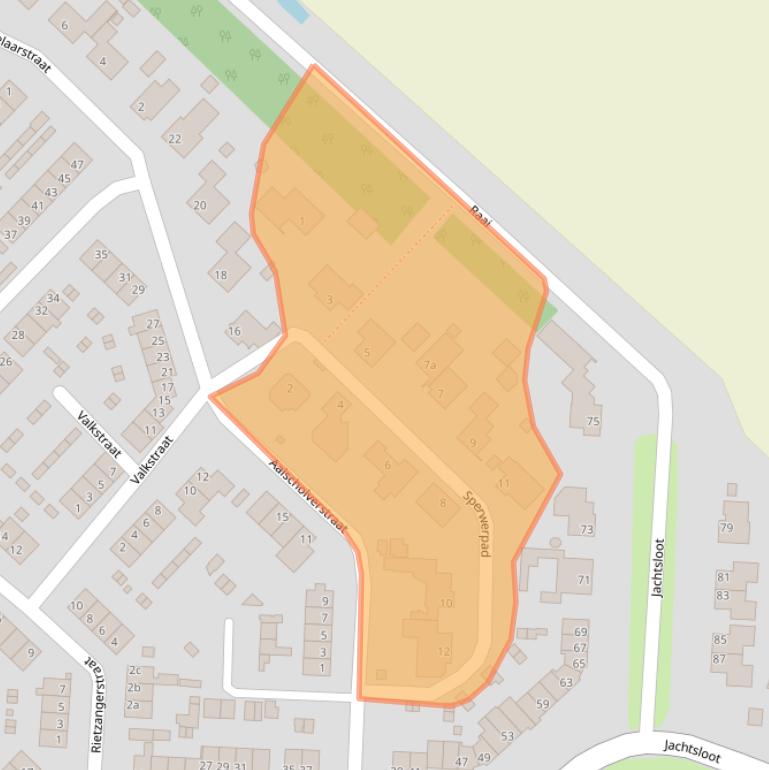 Kaart van postcodegebied 4273XC.