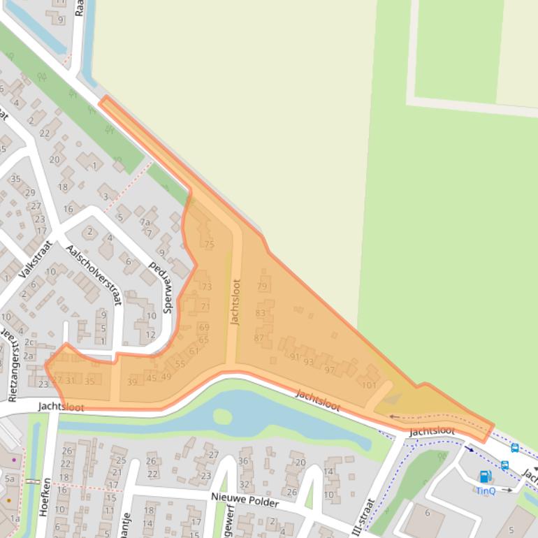 Kaart van postcodegebied 4273XE.