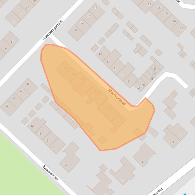 Kaart van postcodegebied 4273XG.