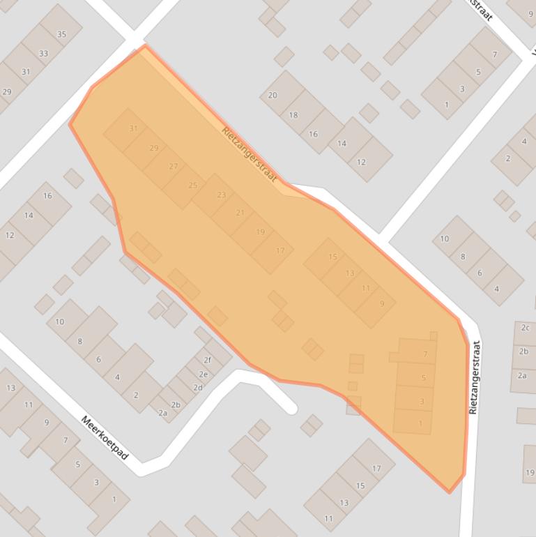 Kaart van postcodegebied 4273XJ.