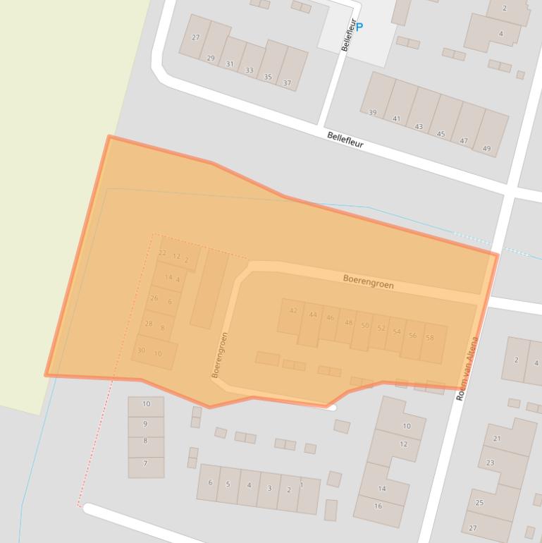 Kaart van postcodegebied 4281JH.