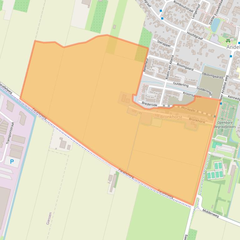 Kaart van postcodegebied 4281KE.