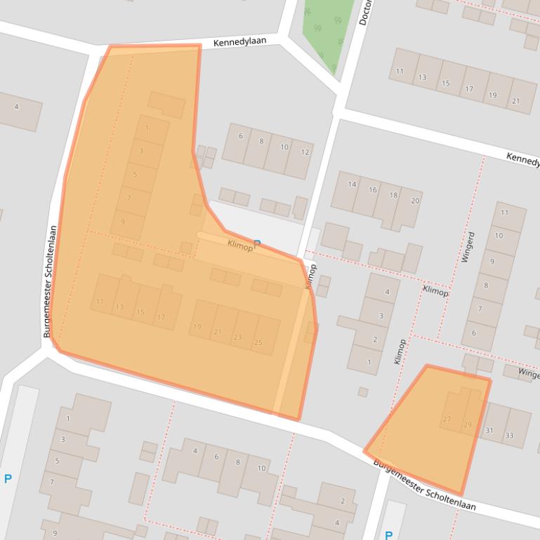 Kaart van postcodegebied 4281LA.