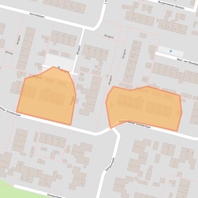 Kaart van postcodegebied 4281LB.