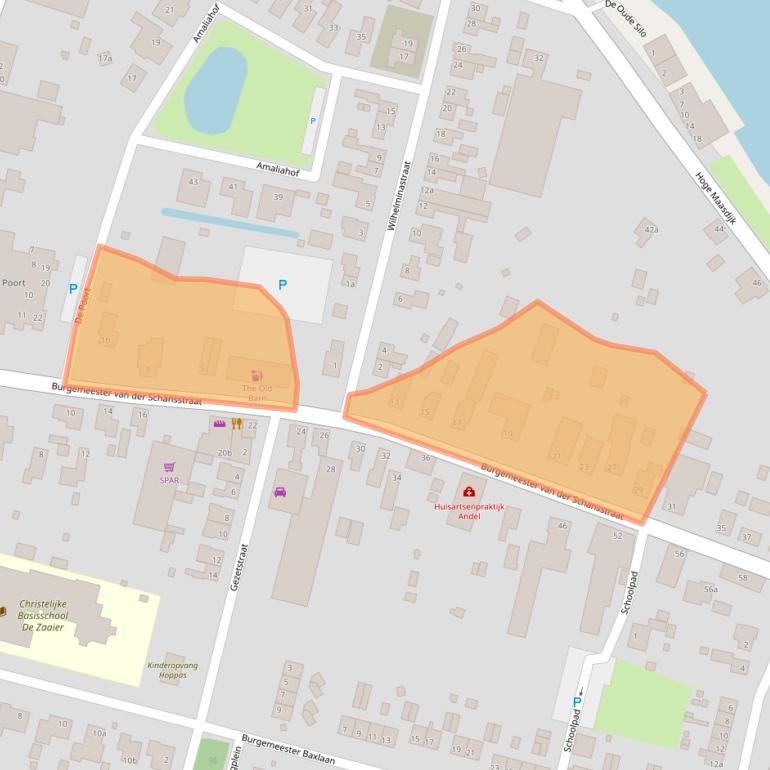 Kaart van postcodegebied 4281LG.