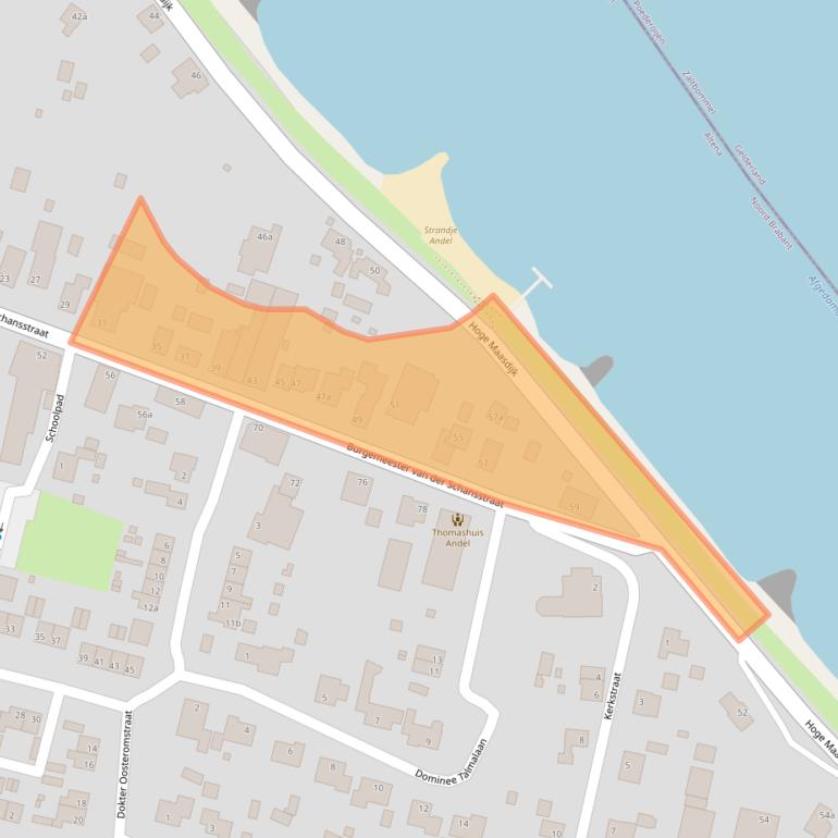 Kaart van postcodegebied 4281LH.