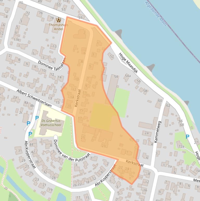 Kaart van postcodegebied 4281LL.